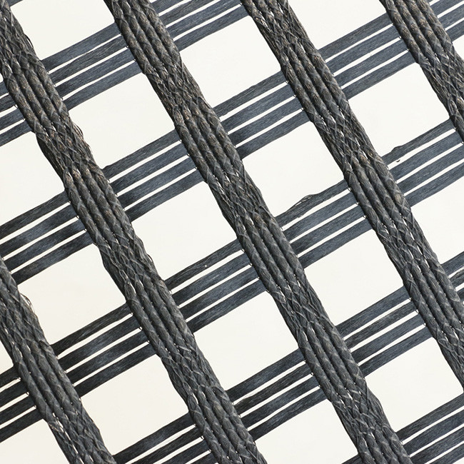 Polyester biaxial geogrid